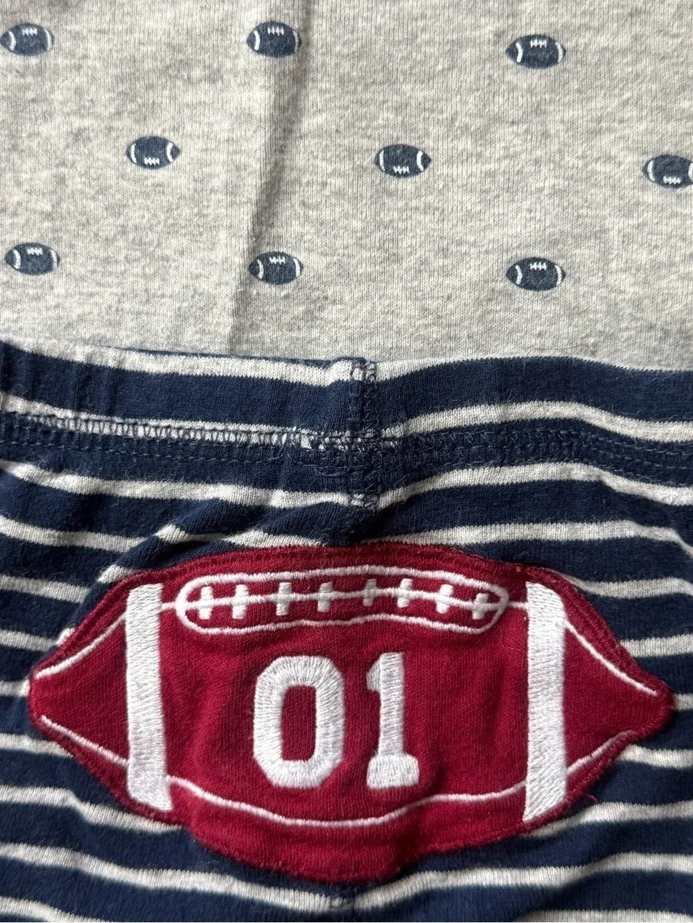 Ralph Lauren & Carter’s Baby Boy Footed Pajama Bundle Sweatshirt Pants 9 Months